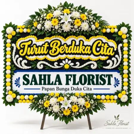 Papan Bunga Duka Kebon Sirih